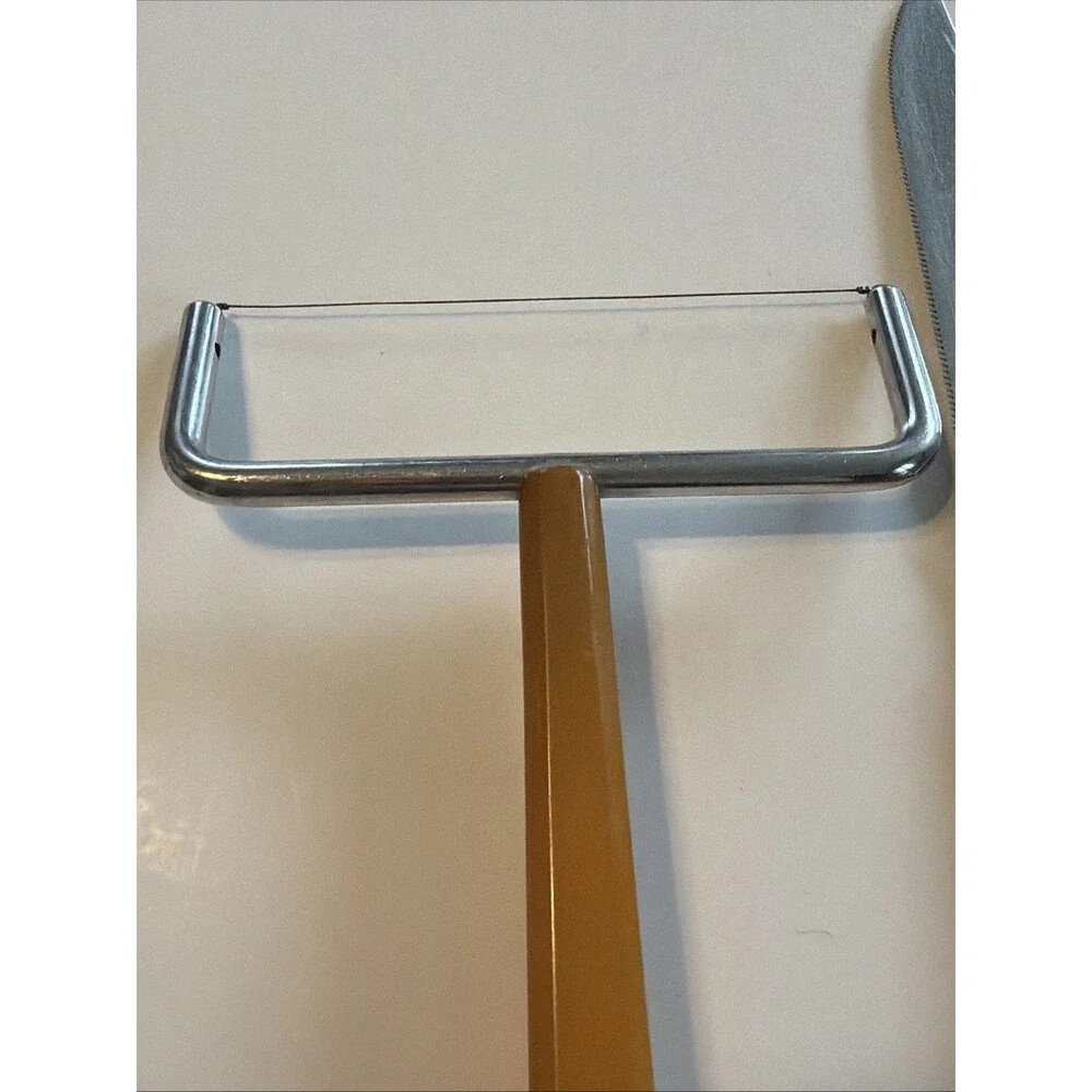 Vintage Bakelite Caramel Butterscotch Knives Knife and Cheese Slicer